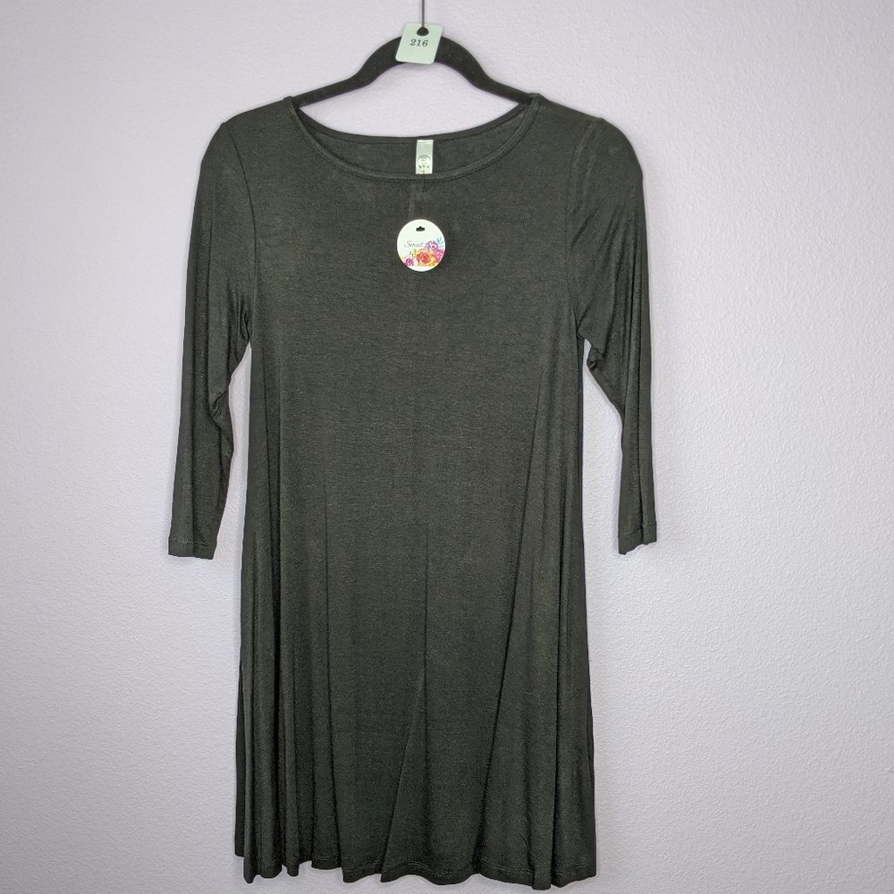 Black Mini Dress, Size Small